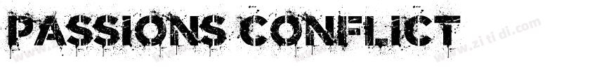 Passions Conflict字体转换
